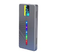 Giwnhvx 10 Gbps RGB SSD M2 NVME NGFF Enclosure con Schermo di Visualizzazione M/B+M Key M.2 HD Esterna 4 TB Tipo C Ard Drive Enclosure
