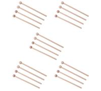 Giwnhvx 10 paia di mazzuole in legno per percussioni per campane energetiche, xilofono, blocchi di legno, glockenspiel e campane