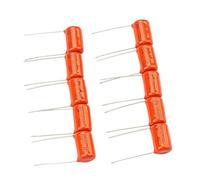Giwnhvx 10 Pezzi Condensatore di Tono Arancione per Chitarra Elettrico Cappuccio Basso Condensatore 16,6 mm per Accessori Chitarra Condensatore Chitarra