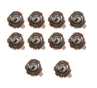 Giwnhvx 10 pezzi per chitarra e accessori 1/4 6,35 mm a 2 conduttori telaio mono presa chitarra ingresso uscita