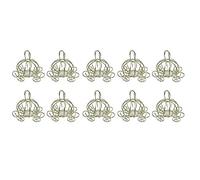 Giwnhvx 10 Pezzi Scatola di Caramelle in Dorato Scatole di Caramelle in Scatole Gelato Ragazza Toppers Riempito Cuake Figura Messicana Servizio Casa Trattare un Contenitore Prodotto