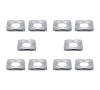 Giwnhvx 10 piastre girevoli in metallo per cuscinetti a sfera, 72 x 72 x 9 mm