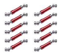 Giwnhvx 10 Pz Metallo Posteriore Centro Albero di Allenamento CVD Albero di Trasmissione per 1:12 12428 12423 Auto Breve Percorso Deserto Off-Road