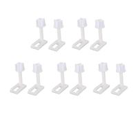 Giwnhvx 10 viti di fissaggio per sedile WC fai da te, in plastica, per cerniere e riparazioni, tipo e dimensioni: 5, 4,4 x 2,4 cm