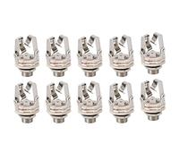 Giwnhvx 10 x Presa 6.5 Audio Jack A Due Canali con Interruttore Stereo 6.5 per Chitarra