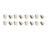 Giwnhvx 100 connettori KF2510 da 2,54 mm maschio pin header 4 pin connettore ventola per ASIC Miner Antminer S9 Z9 Z15 L3+ DR3 T2T A9 A1