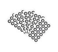 Giwnhvx 100 Marcatori di Scanner 3D 12mm per Scanner 3D, Marcatori di Punti di Riferimento di Tracciamento 3D, Marcatori di Riflessione Diffuso