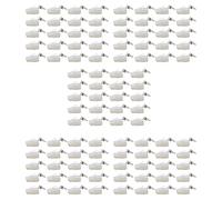 Giwnhvx 100 pezzi serie Cat6 / 6A RJ45 Passano a Attraverso prese modulari, Connettore di terra esterno schermato (STP), crimpatura EZ
