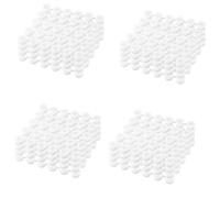 Giwnhvx 100 strisce vuote per barattoli di vernice, mini contenitori trasparenti per pittura, artigianato, forniture per aule scolastiche