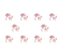 Giwnhvx 1000Pcs Rosso e Bianco Fatto A Mano Natale Candy Cane In Miniatura Cibo Home Decor Clay Candy Cane Circa 3.2x1cm
