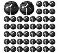 Giwnhvx 100pcs Push-in Connettori per cavi Connettori 3/8-1/2 Pollici Push In Plastica Scatola Elettrica Filo per Romex 1/2 Pollice Knockouts