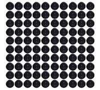 Giwnhvx 100PCS Rotondo Rocker Interruttore di Alimentazione 6A 250V AC 2Pin 2Position ON / Off Power Boat Interruttori SPST Pulsante Nero Mini Rotondo Nero