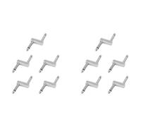Giwnhvx 10pcs 6.35 Adattatore Plug Accoppiatore Tipo Connettore per Pedale Effetto Chitarra Adattatore Amplificatore di Alta Qualità 1/4 Pollice