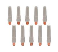 Giwnhvx 10PCS Anti-Saldatura Scorie Saldatura Punte di Alimentazione Filo Rivestito Saldatura Torcia Ugello MIG Saldatura Strumento Materiali di Consumo 8.8x40x1.2mm
