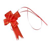 Giwnhvx 10pcs Grande 10cm 4" Stile d' Bordo Rosso Bow Pull