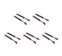 Giwnhvx 10PCS Metallo CVD Albero di Trasmissione 110-140mm per 1/10 RC Rock Crawler Axial SCX10 90046