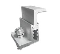 Giwnhvx 10PCS Pannello Solare Staffa di Montaggio Lato Morsetto Kit Regolabile 30/35/40/45mm Morsetto di Fissaggio Pannello Solare Staffa di Montaggio