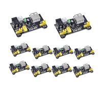 Giwnhvx 10PCS per MB102 Breadboard Modulo di Alimentazione Set 2-Way 3.3V 5V per MB102 Breadboard Module Set