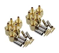 Giwnhvx 10pcs SMA Spina Crimp Dritto RG316 RG174 Adattatore Connettore