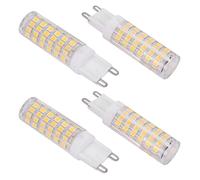 Giwnhvx 10W G9 100 Lampadine LED Lampadine LED Mais Nel Ceramica, Sfarfallio, Ampio Angolo del Fascio, 4PZ Bianca Naturale