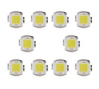Giwnhvx 10X 100W Chip LED per Lampada Faretto Luce Bianca 7500LM Alta Potenza DIY