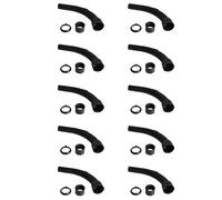 Giwnhvx 10X Universale Aspirapolvere Tubo Fine Parte Bend Bent Maniglia Tubo Bacchetta Set 32mm Forniture Per La Casa