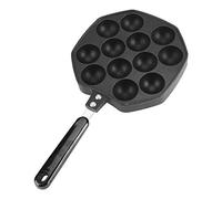 Giwnhvx 12 cavità in alluminio Takoyaki Pan Takoyaki Maker Polpo Piccole Palline Forme di Cottura Stampo Pan Strumenti di Cottura Casa