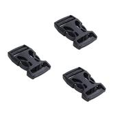 Giwnhvx 12 clip di plastica per fibbie a sgancio rapido per nastro lungo 25 mm, nero