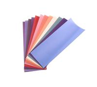 Giwnhvx 12 fogli di trasferimento a sublimazione in tinta unita da 30,5 x 11,4 cm, per bicchieri, magliette, tazze, carta di trasferimento a sublimazione fai da te