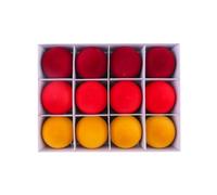Giwnhvx 12 palline di Natale da appendere, feste di Natale, palline di peluche fai da te, confezione regalo, decorazioni per albero di Natale (C)