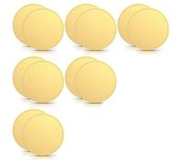 Giwnhvx 12 Pezzi di Sfida Vergini, Monete Vergini da Masterizzare con Bordo Filettato da 40 mm con Scatola di Protezione in Acrilico Dorato