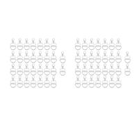Giwnhvx 120 moschettoni girevoli e anelli a D per cordini e progetti di cucito (larghezza interna 2,5 cm)