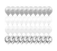 Giwnhvx 120 Pezzi 12 Pollici Mix Coriandoli Palloncino in Lattice per Compleanno Baby Shower Palloncini Matrimonio Decorazioni per Feste Facile Installazione Facile da Usare F
