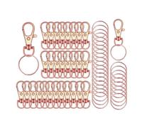 Giwnhvx 120 Pezzi Gancio Clip DIY Anelli Spaccati in Acciaio Inossidabile