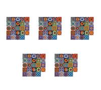 Giwnhvx 120 pezzi serie autoadesive mosaico mattone piastrella 3D adesivo cucina bagno murali -10 x 10 cm