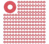Giwnhvx 1200 rondelle isolanti in fibra isolante, 3 x 8 x 0,7 mm, colore: rosso