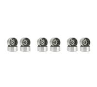 Giwnhvx 12PCS 1.9 Metallo Beadlock Ruota Mozzo Cerchio per 1/10 RC Crawler Axial SCX10 90046 AXI03007 TRX4 D90,2