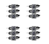Giwnhvx 12PCS 100 Gradi Modulo Fotocamera 1MP OV9732 1280x720 USB Free Driver Messa a Fuoco Manuale, con 2 Meter Cavo per WinXP/7/8/10