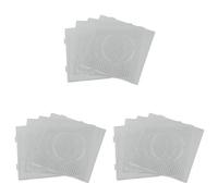 Giwnhvx 12pcs ABC Clear 145x145mm quadrato grande pannello forato bordo per fusibile Bead