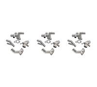 Giwnhvx 12PCS Alluminio 1.8T Motore Raffreddamento Tubo di Raffreddamento Tubo Connettore Supercharger Tubo per MK4 Bettle A3 S3 TT Seat