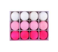 Giwnhvx 12pz Palline Appese di Natale per Feste Natalizie. Palline di Natale Fai-da-Te in Peluche Rotonde nella Scatola Regalo. Decorazioni per Albero di Natale.