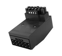 Giwnhvx 12VHRWR 600W 5.0 Scheda Grafica 12+4Pin Connettore 90 Gradi Adattatore ATX 3.0 16Pin a Femmina Adattatore di Alimentazione Facile Da Installare Facile Da Usare (B)