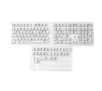 Giwnhvx 131 PBT Keycaps Set Termicamente Sublimato Lato Trasparente Keycaps per Tastiera