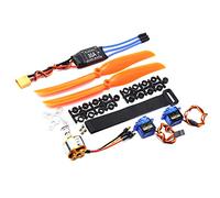 Giwnhvx 1400KV Motore spazzole 30A ESC Presa SG90 9G Mini Servo 8060 Elicottero per Elicottero Aereo ad ala fissa