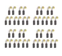 Giwnhvx 15 paia di spazzole in carbonio per motore, 13 mm x 8 mm x 5 mm, parti di ricambio universali per smerigliatrice angolare e levigatrice orbitale