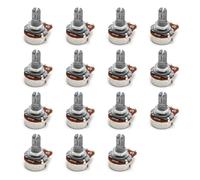 Giwnhvx 15 Pezzi B Tipo (Volume) Accessori per Chitarra 18MM Chitarra Elettrica Potenziometro Pulsante Volume Modulazione Interruttore Maniglia, B