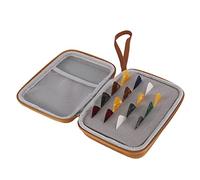 Giwnhvx 15 Pz Sirie Plettri per chitarra con tutti gli Spaditori 0,75 Mm per chitarra acustica classica, elettrica, bassa con borsa di stoccaggio, giallo