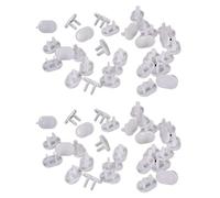 Giwnhvx 150Pcs Anti Spine Protezione Copertura Cap Presa di Alimentazione Presa Elettrica Bambino Bambini Sicurezza Guard Due Fori
