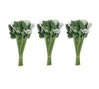 Giwnhvx 150Pz Steli Artificiali Falsi del Fiore della Rosa per Il Mazzo Fatto A Mano DIY della della Foglia del Fiore del Mazzo della Decorazione di Nozze