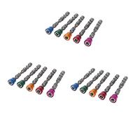 Giwnhvx 15X Anti Slip Elettrico Esagonale Magnetico Cacciavite 65mm S2 PH2 Singola Testa Bit Strumento 5 Colori